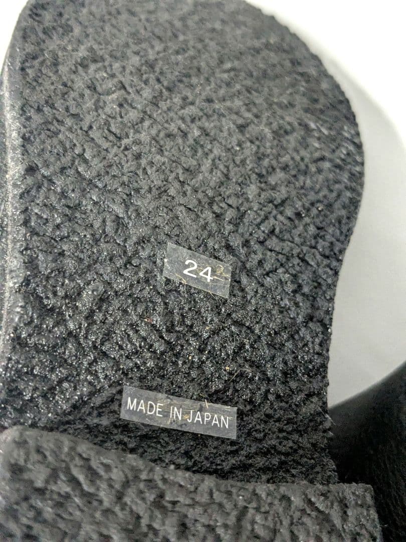 SAYA サイド ジップ ブーツ 24cm ブラック