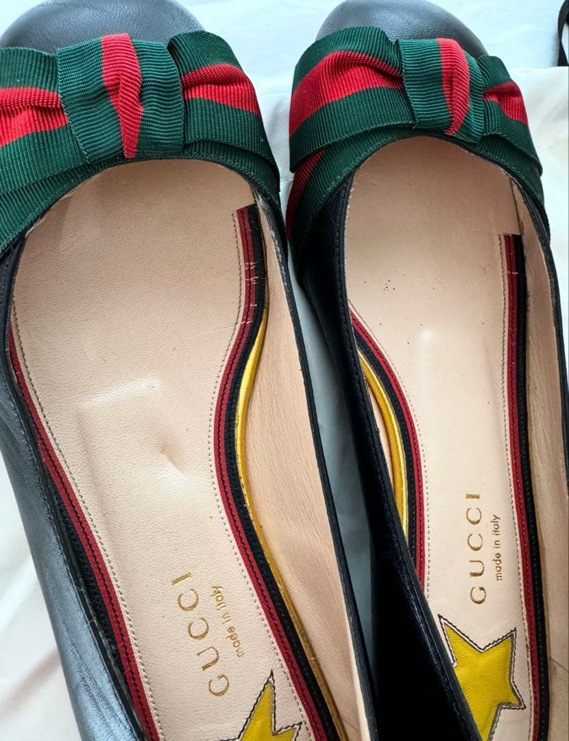 明るいミライ ☆GUCCI グッチ☆フラット　シューズ　バレエ