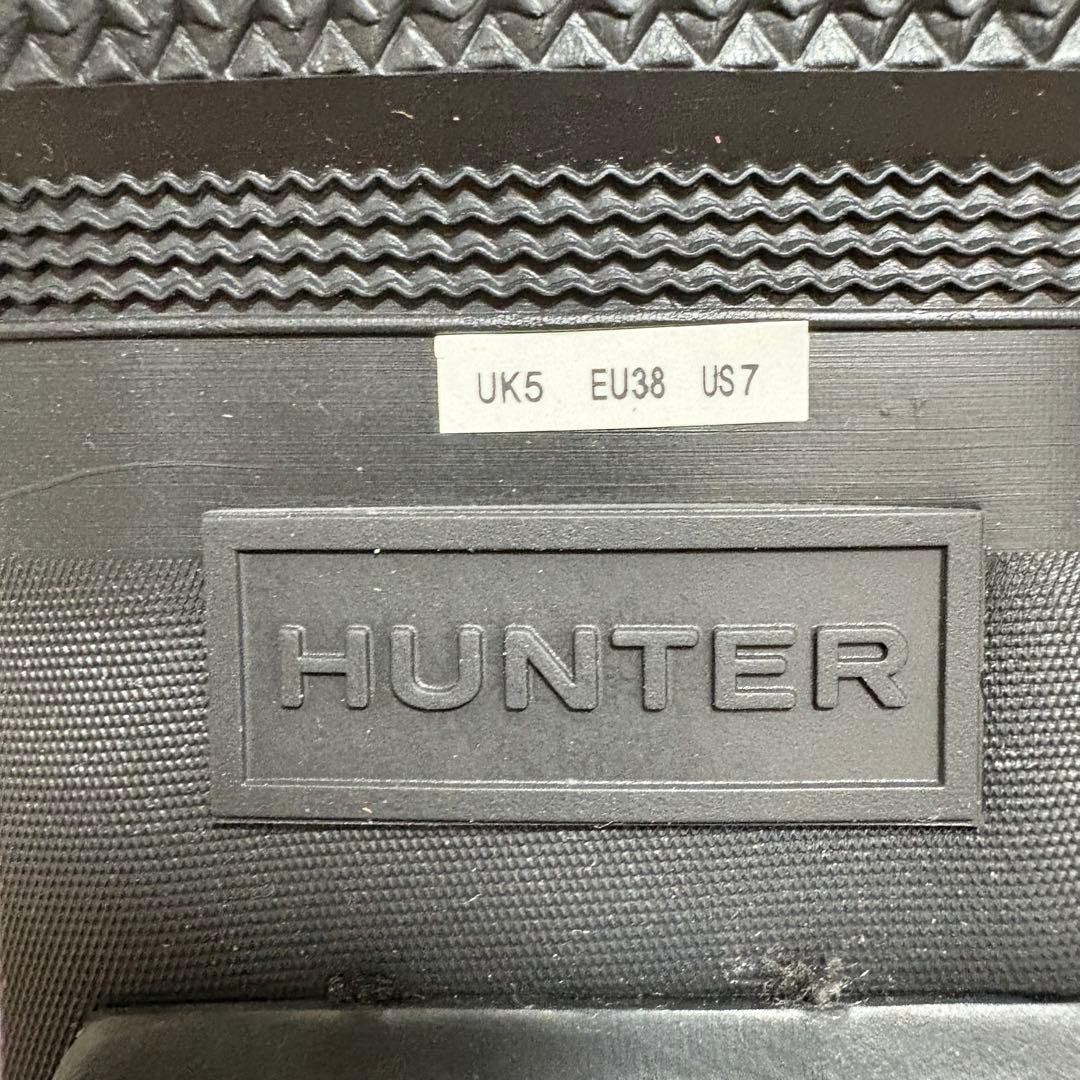 HUNTER サイドゴア ショートレインブーツ