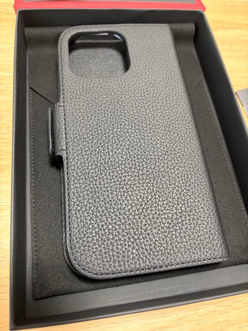 極美品BONAVENTURA 手帳型ケースブラック　iPhone16promax