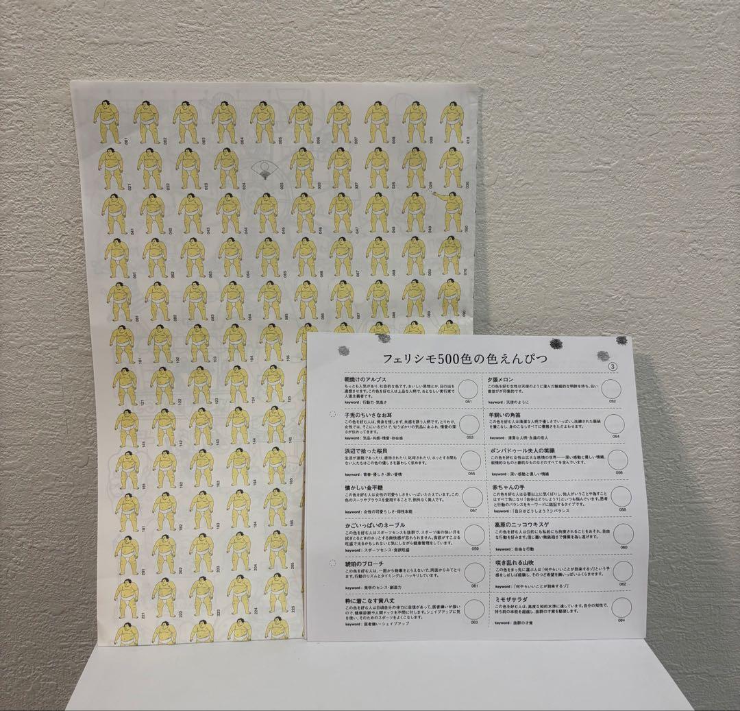 フェリシモ 500色の色鉛筆 塗り絵付き
