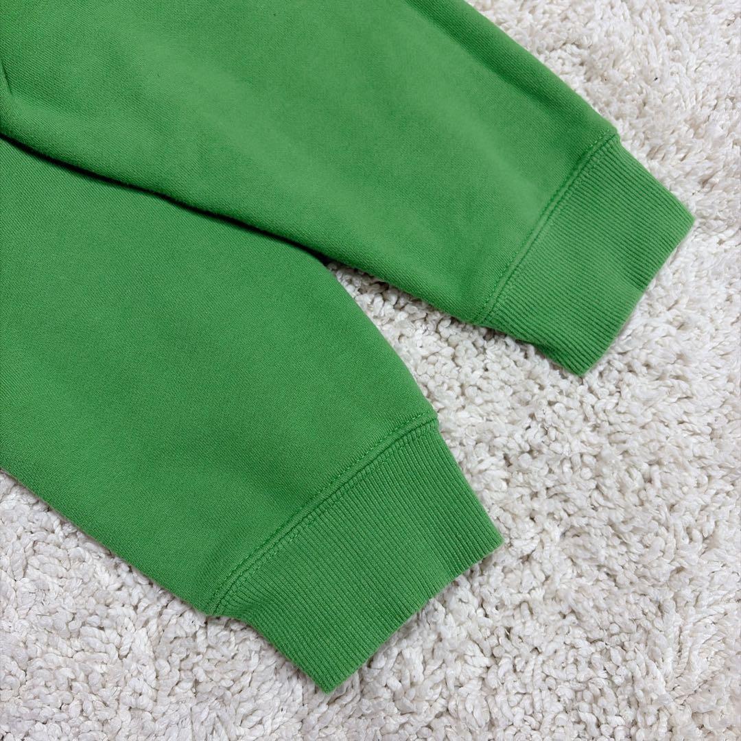 極美品✨stussy ショーンフォント バックプリント グリーン トレーナー M