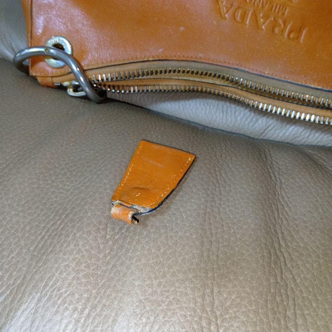 PRADA　プラダ　レザー　チェーン　ショルダーバッグ