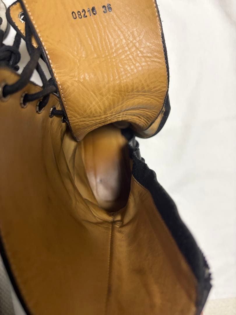 TOGA PULLAトーガプルラ　スクエアトゥロングブーツ 36