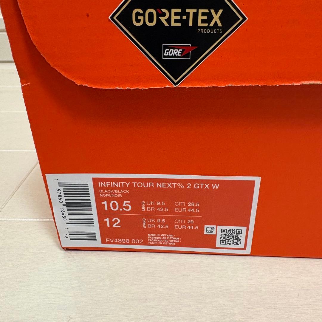 新品　ナイキ　ゴルフ インフィニティツアー2 GORE-TEX ゴアテックス