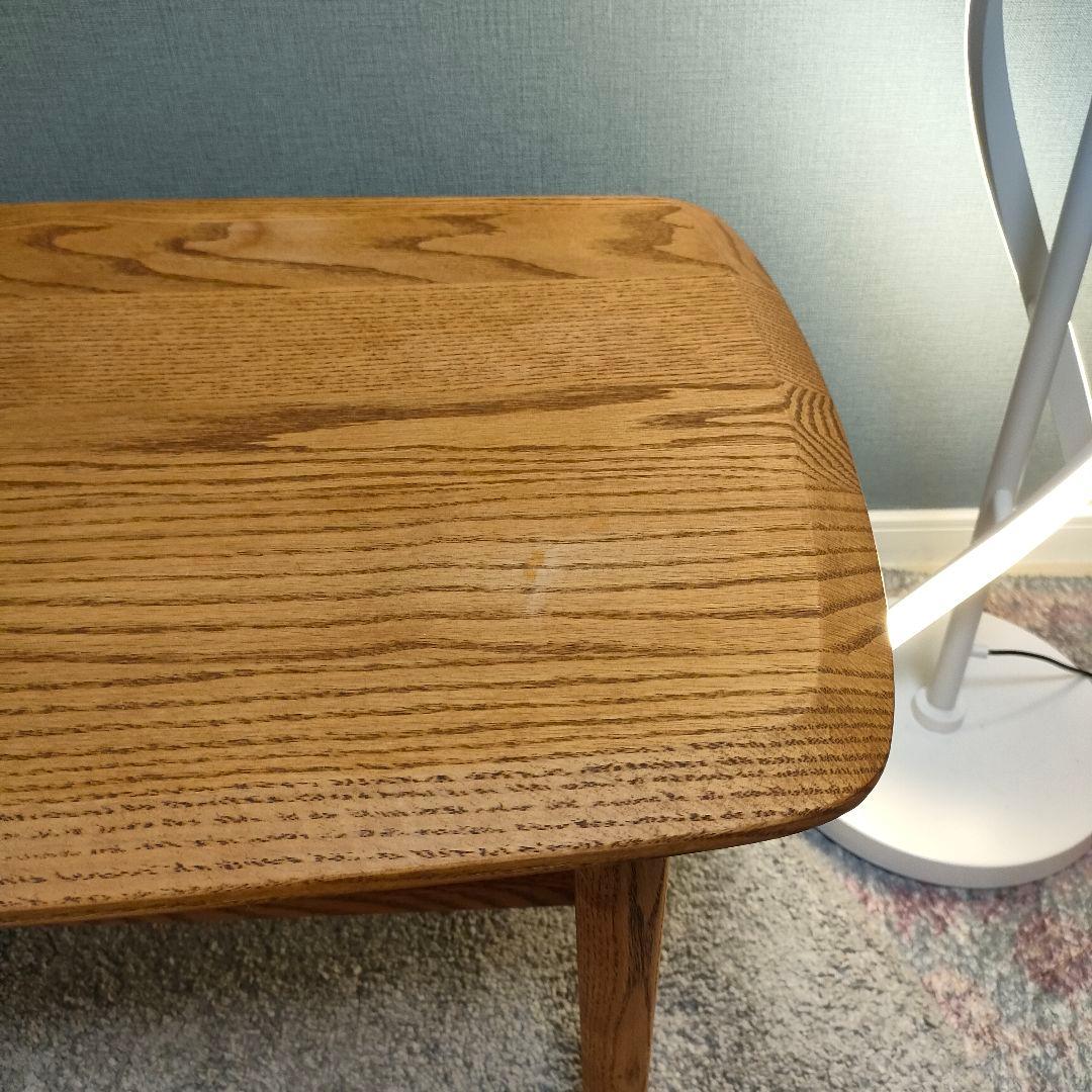 【ひつじ】MOMO NATURAL 収納棚付きローテーブル