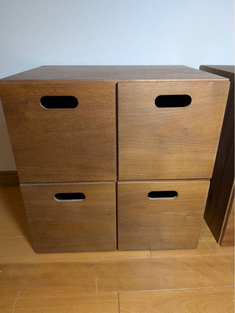 ■送料込■無印良品 スタッキングシェルフ インサート 引出 収納 箱Box