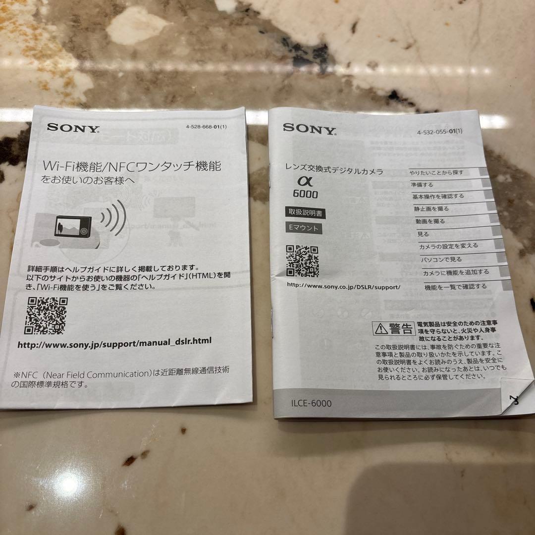 一眼レフカメラ　SONY α6000