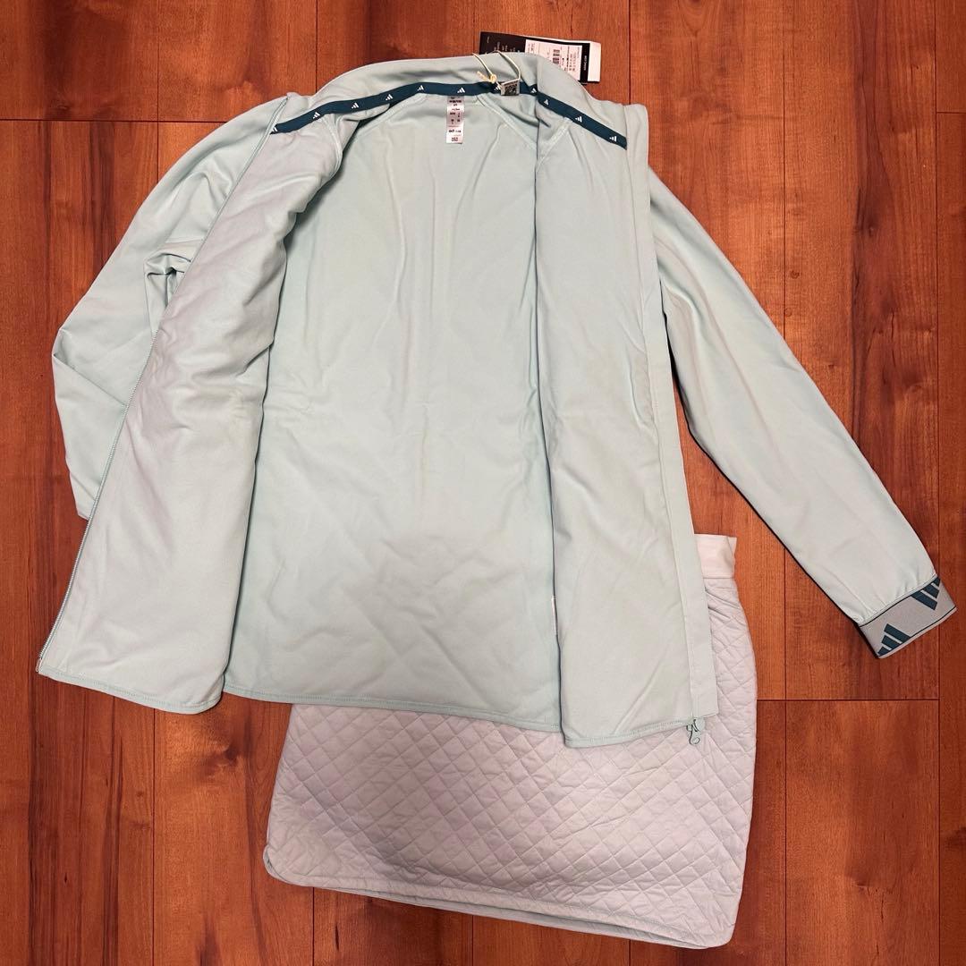 長袖　裏起毛　キルティング　ジャケット　中綿　スカート　セットアップ　春秋　新品