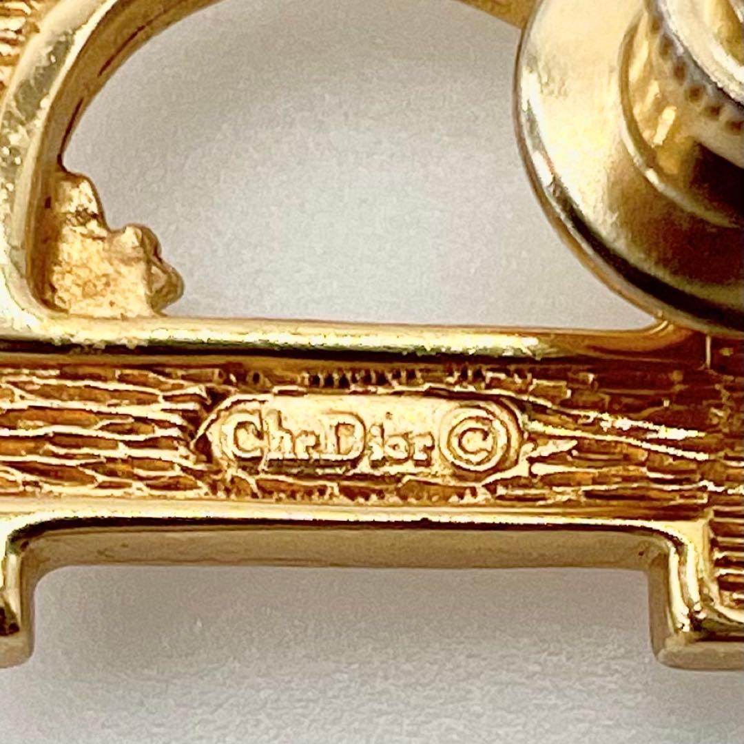 クリスチャン ディオール ピンブローチ 蜂 ビー Dロゴ ゴールド 刻印