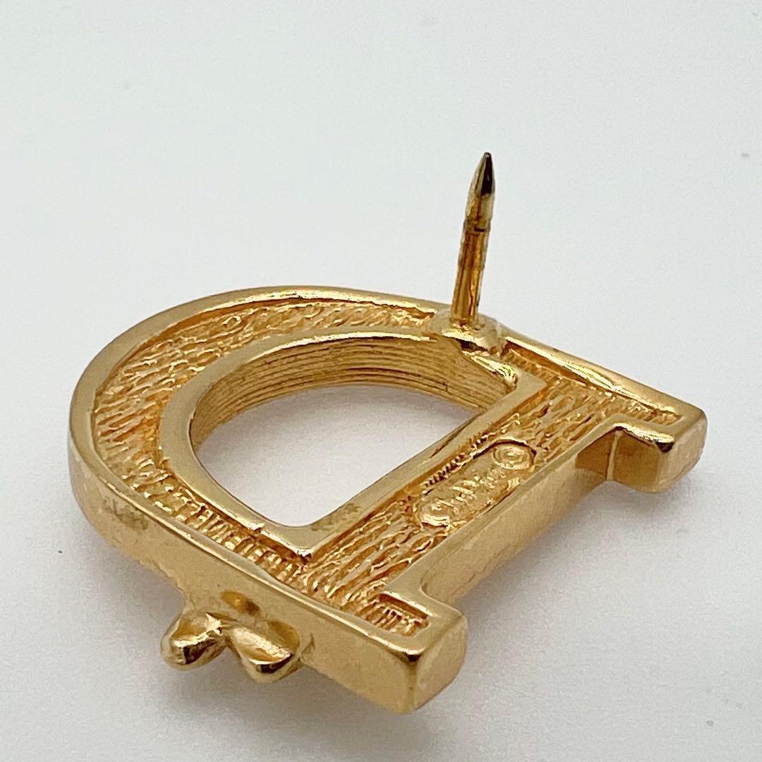 クリスチャン ディオール ピンブローチ 蜂 ビー Dロゴ ゴールド 刻印