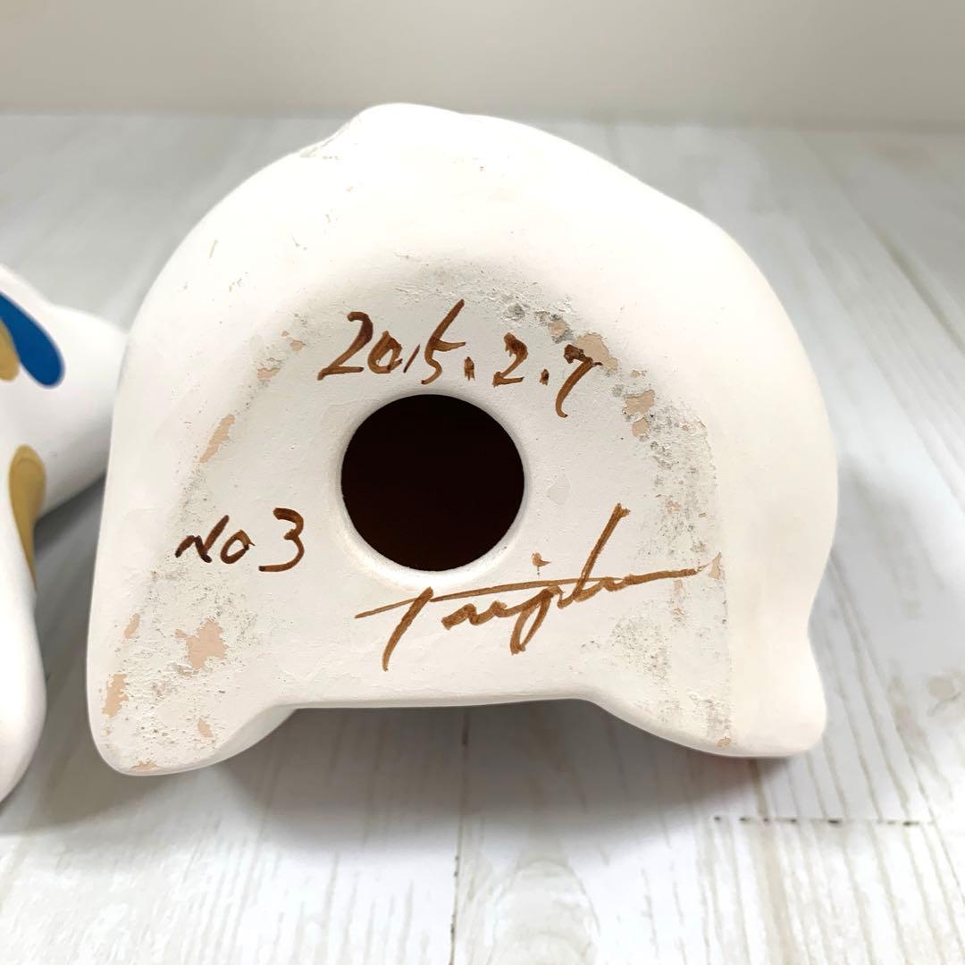 S☆ 大分県 湯布院　工房 輪葉葉　福来る猫·福きたる猫　幸運　縁起物　開運