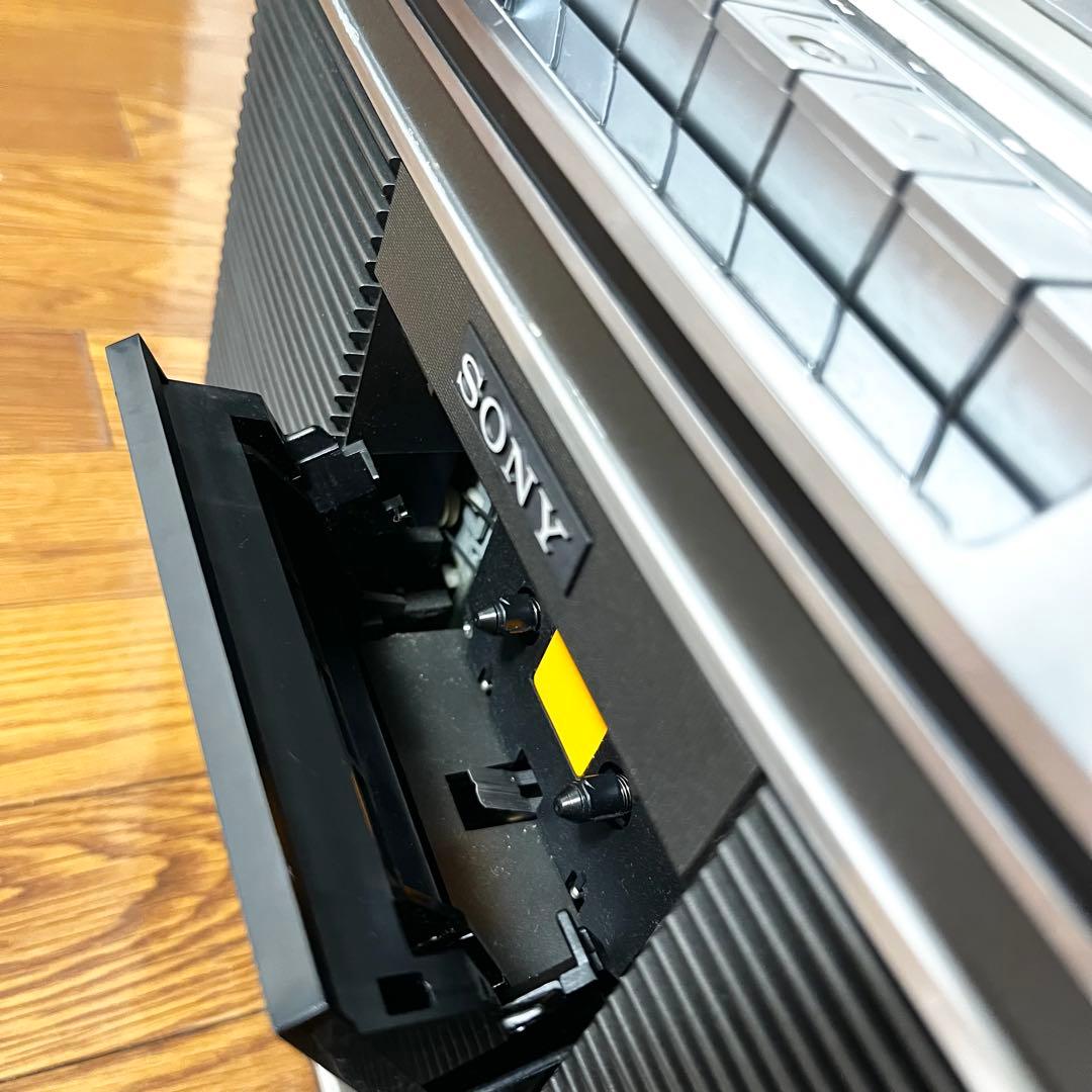 【極美品】SONY CF-3800 昭和レトロ 高級ラジカセ 動作品　4スピーカ