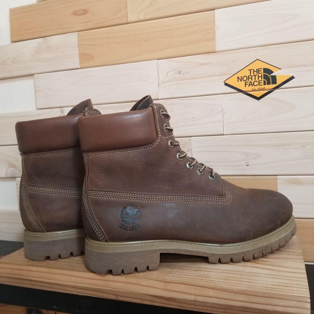 極美品　Timberland　6インチ　プレミアム　防水　27.0 濃茶　WP