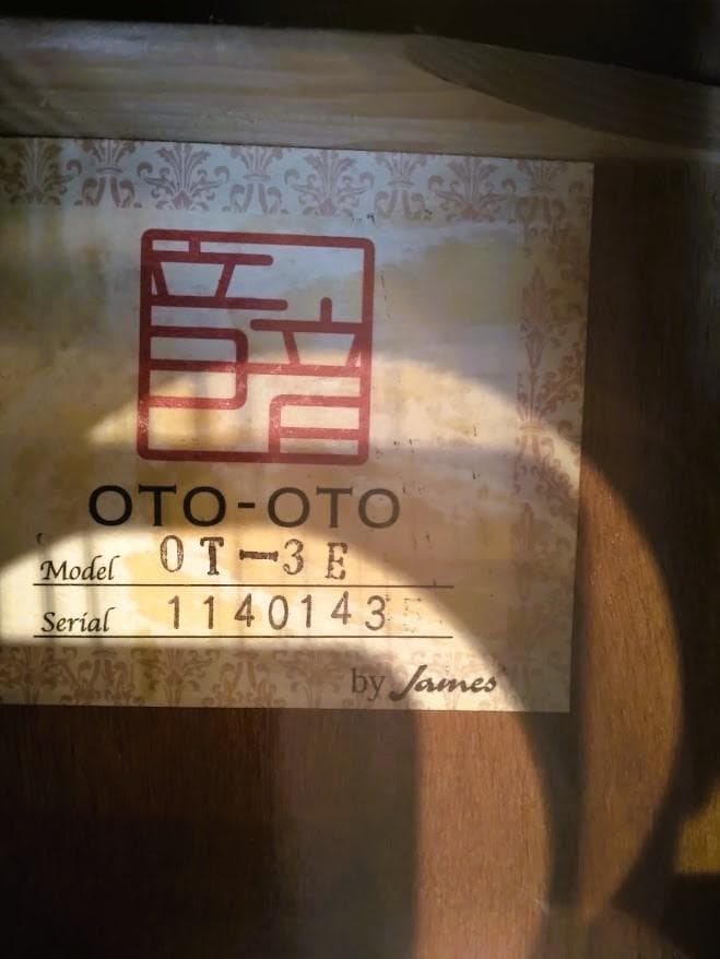 音音 OTO-OTO OT-3E 12弦 ショートスケールミニギター エレアコ