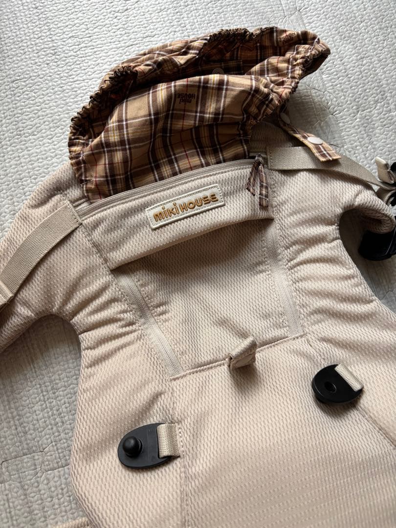 【ほぼ新品】ミキハウス 抱っこ紐 ファーストベビーキャリア