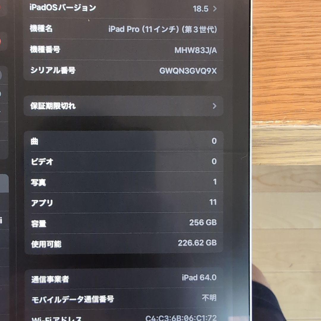 iPad Pro 11インチ Cellular 256GB セット