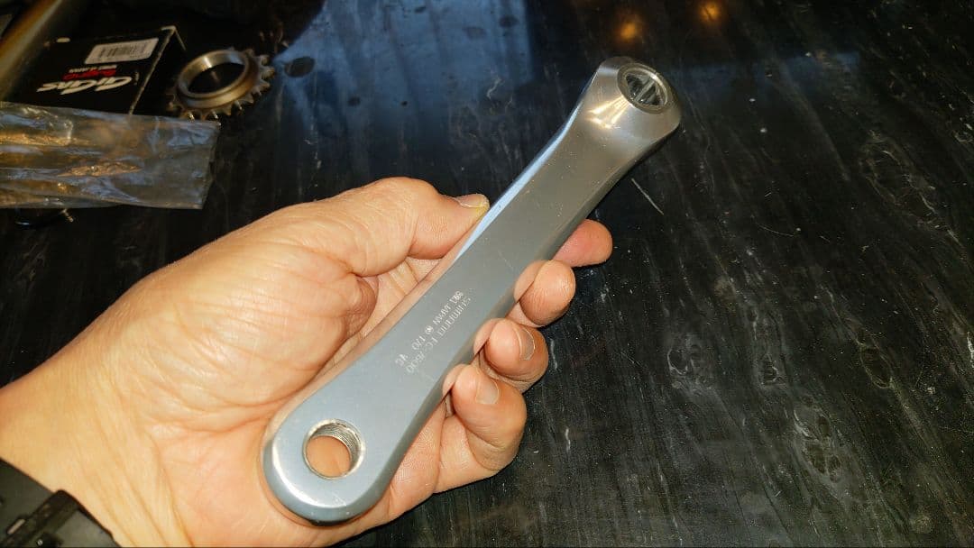 シマノDURA-ACE njs FC-7600 170mm 46tクランクセット