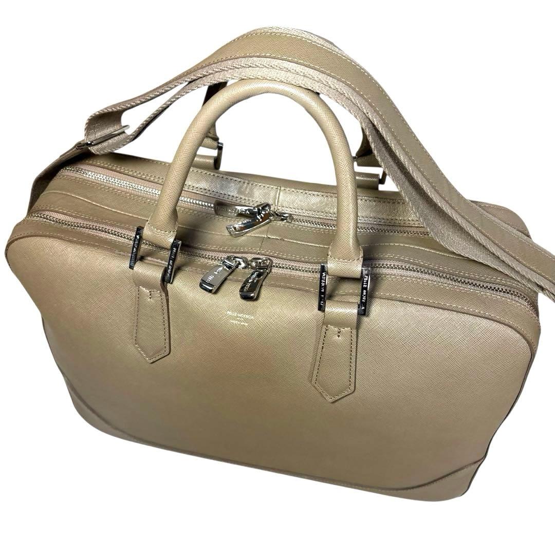 【美品】ペッレモルビダ　キャピターノ 2室タイプ 2way ブリーフケース