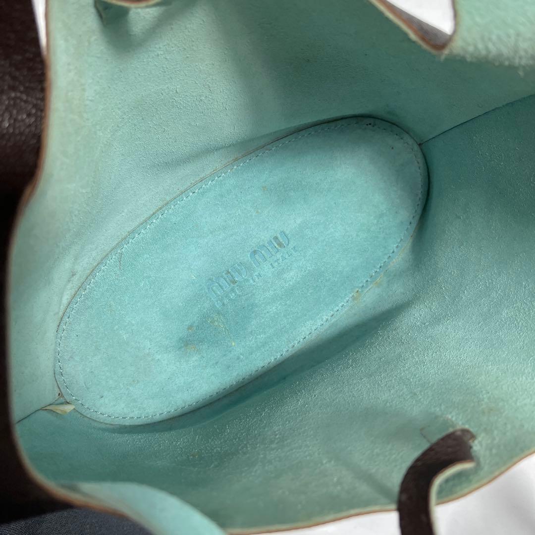 ✨ Miu Miu アーカイブ ワンショルダーバッグ オールレザー リボン