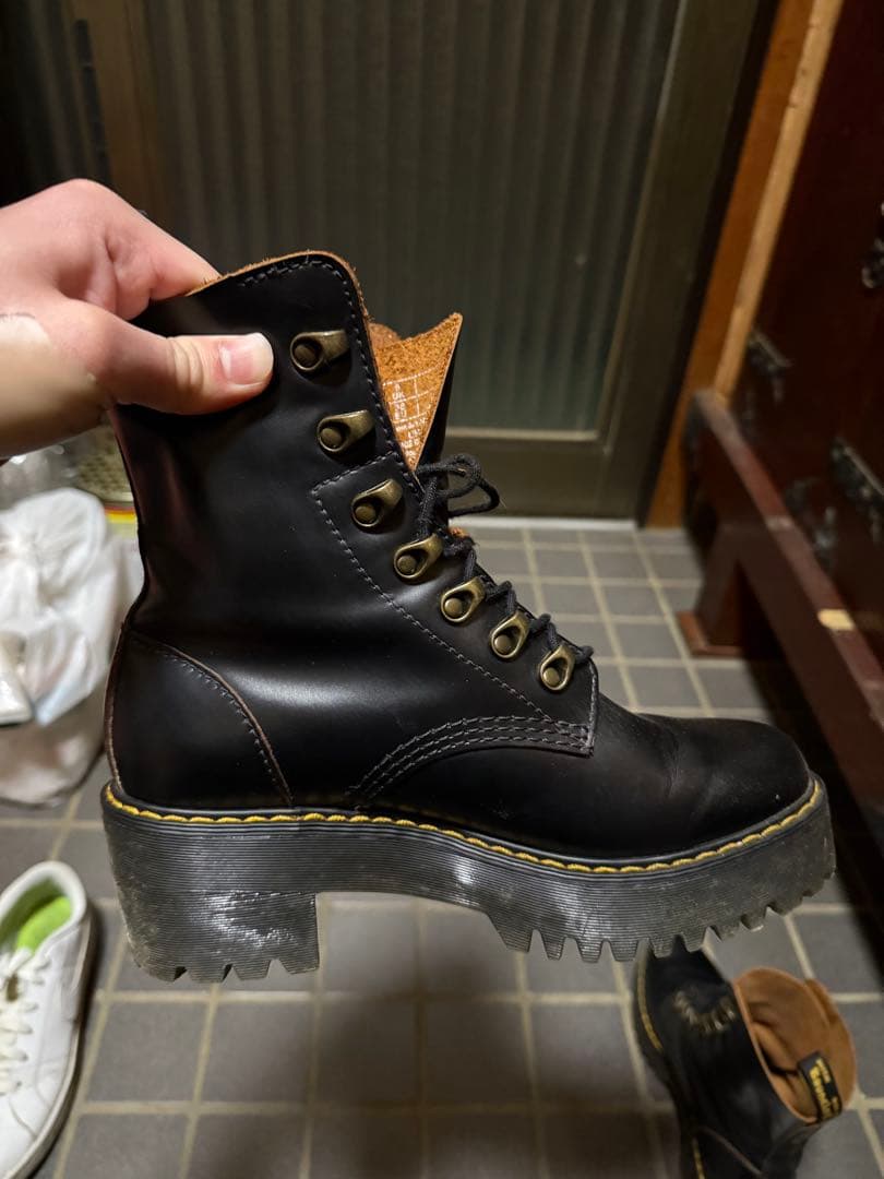 ドクターマーチン Dr.Martens レオナブーツ(サイズご確認ください)