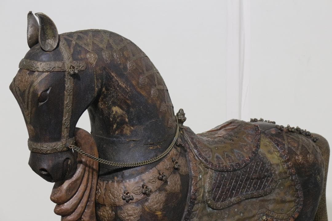 馬の彫刻★木製★アンティーク★