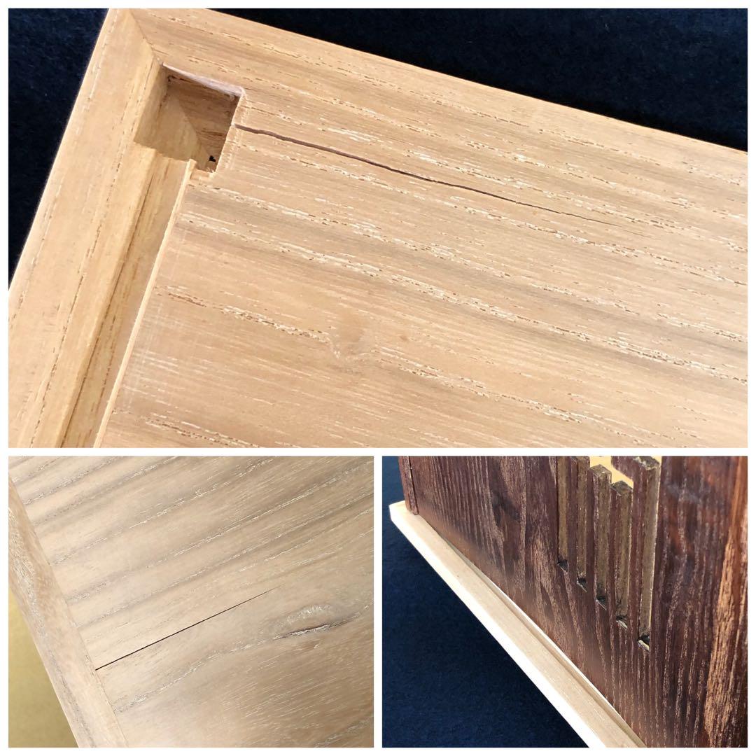 《R》茶道具 源氏棚 組立式 塗師 表完作 共箱付　250909H4