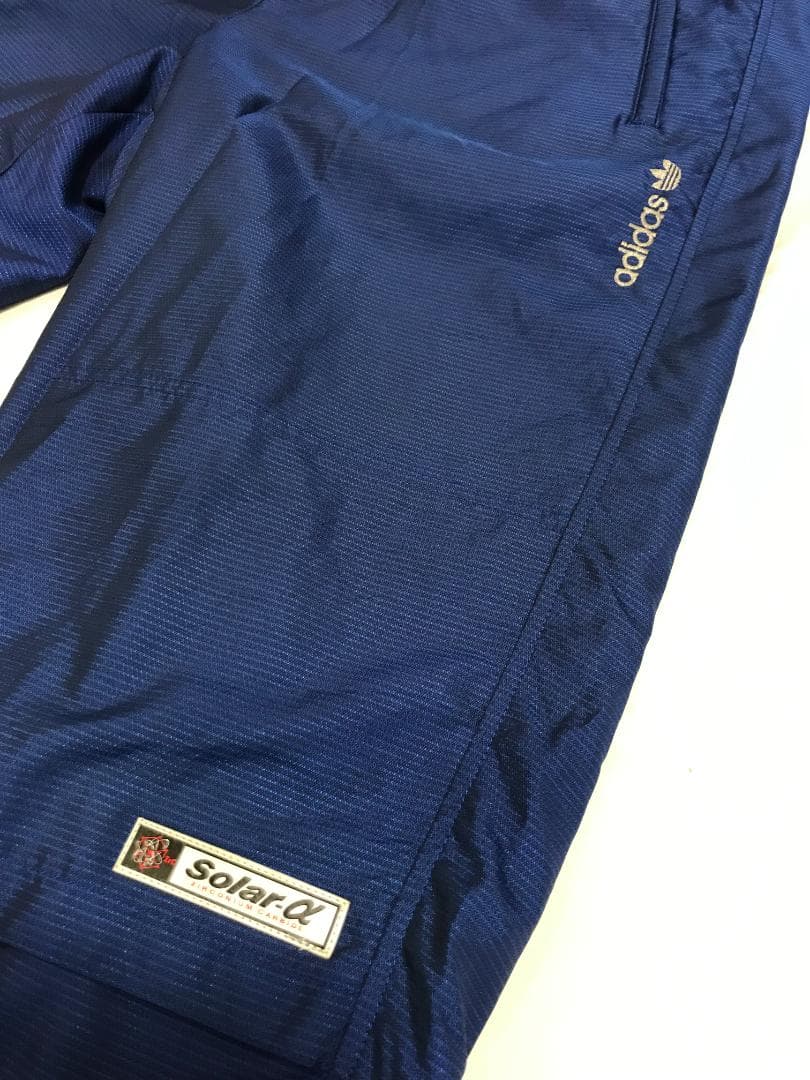 adidas　ビンテージ　サッカーウインドブレーカー上下セット　XL　デサント製