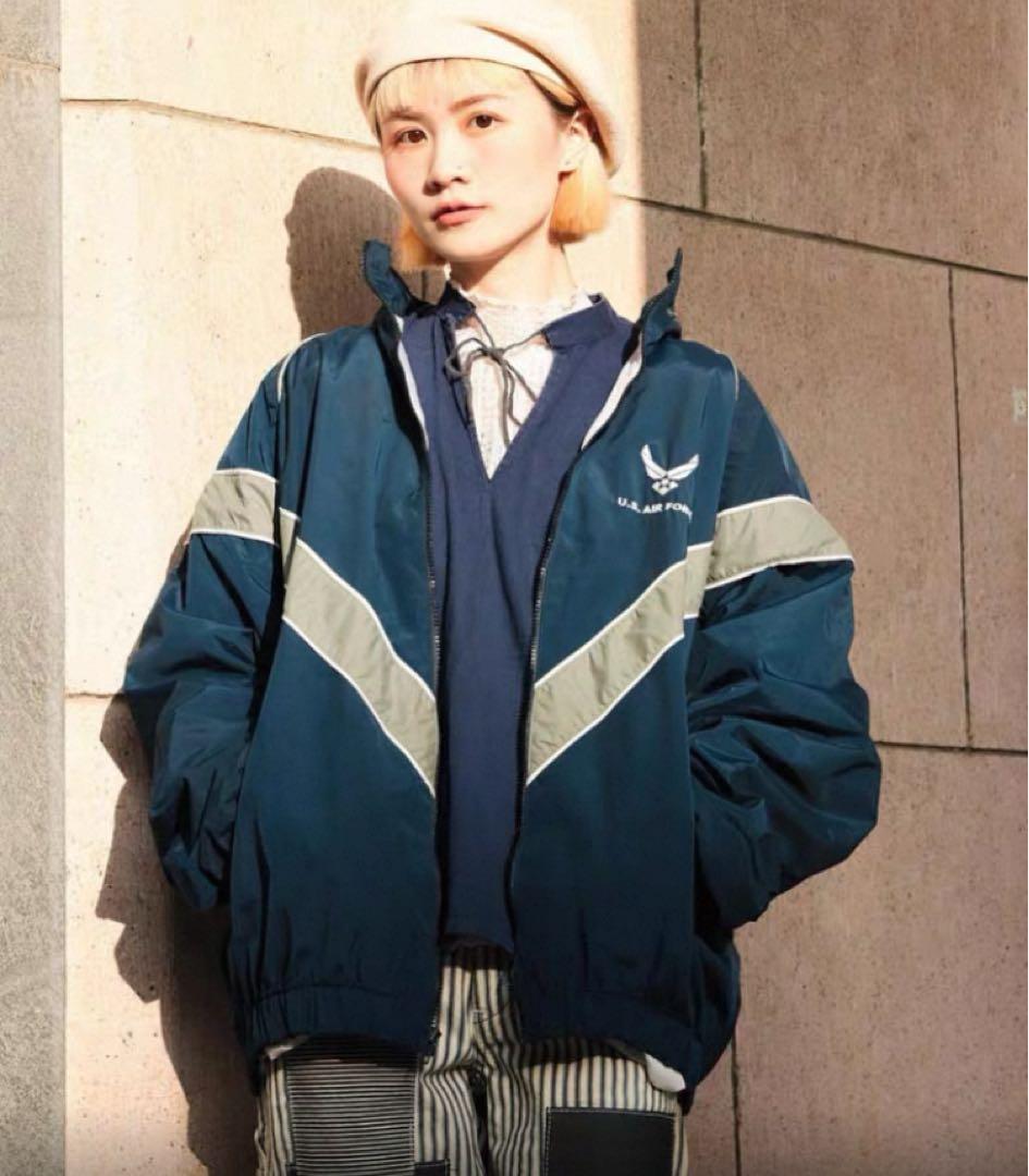 未使用 レプリカ セットアップ USAF パイロットトレーニング 濃紺 サイズL