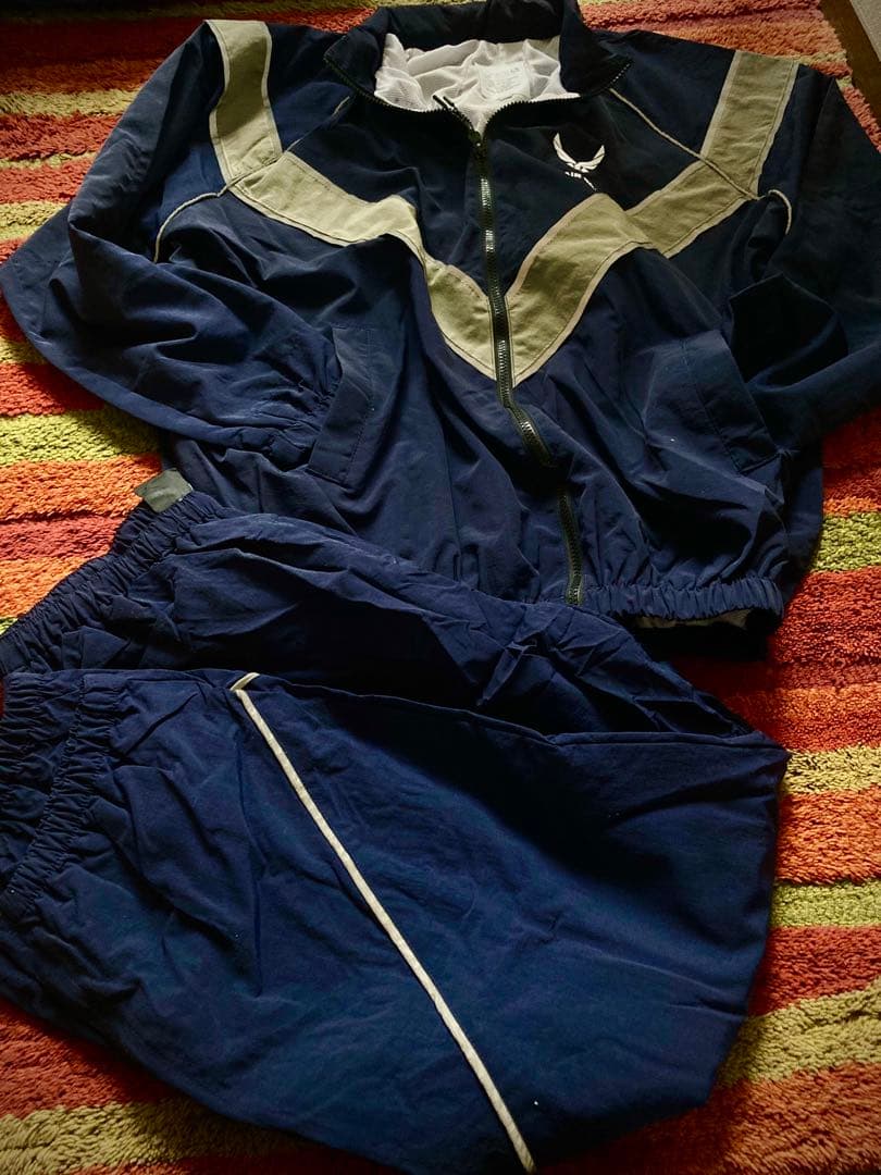 未使用 レプリカ セットアップ USAF パイロットトレーニング 濃紺 サイズL