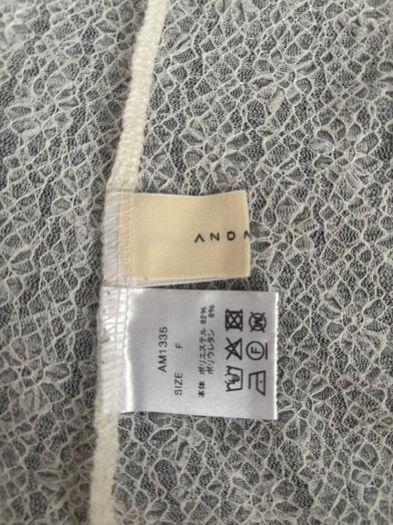 正規品Claire set tops black andmary アンドマリー