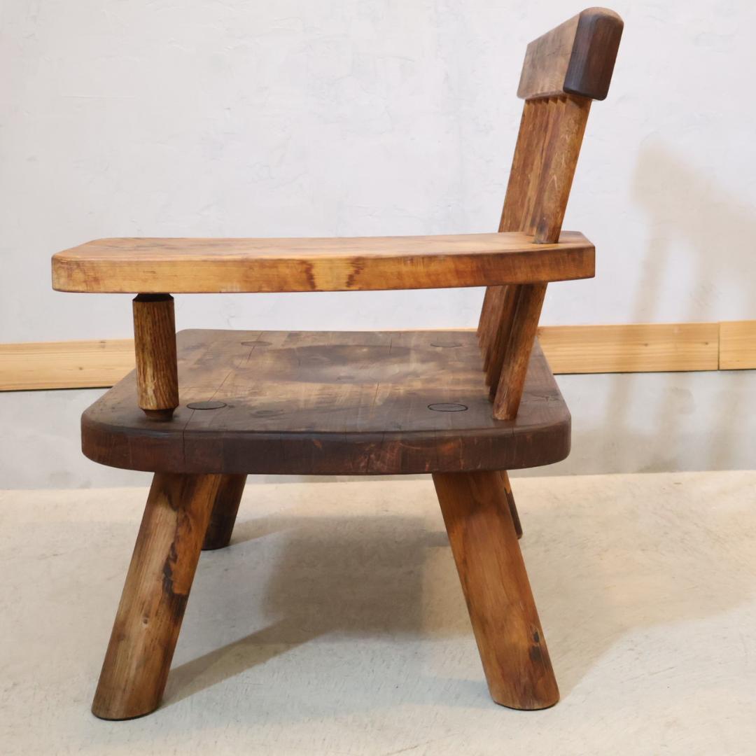 矢澤金太郎 ゆったりチェアー アームチェア 左肘 指物家具 板座チェア 1P