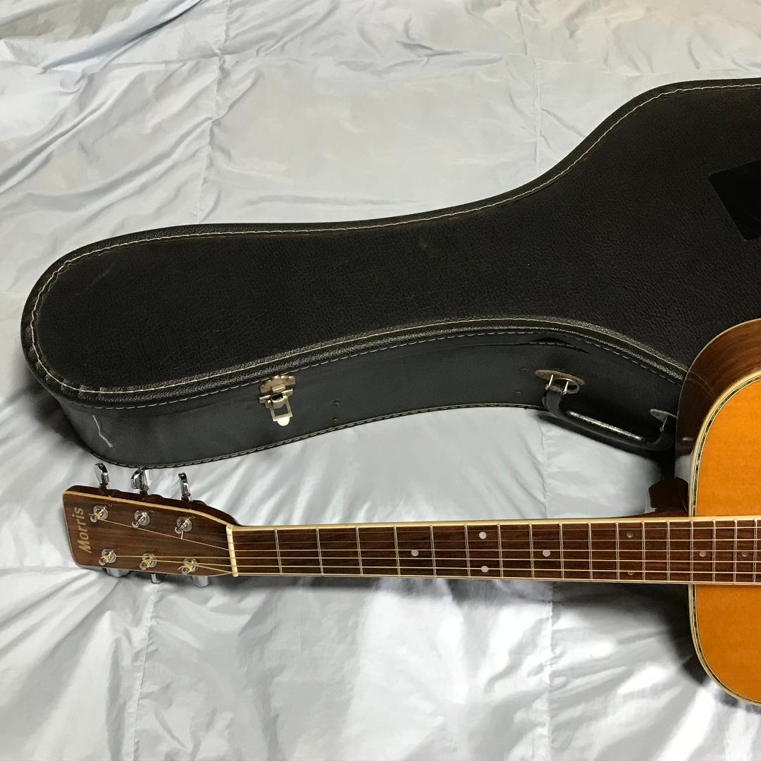 Morris W-30 モーリス【整備品】シール跡有り アコギ ハードケース