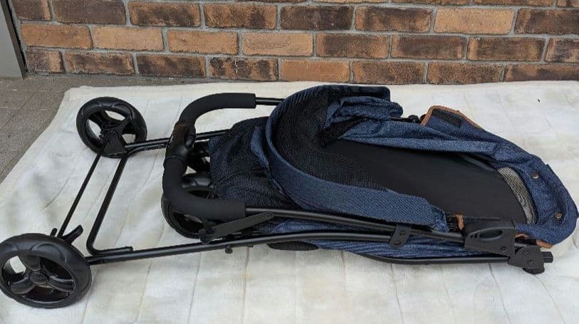 ペットカート　わんわんカード　スマートハンディSafety デニム柄