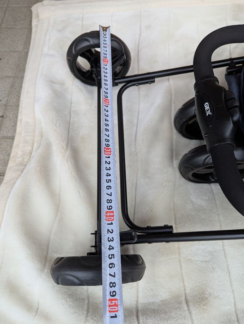 ペットカート　わんわんカード　スマートハンディSafety デニム柄