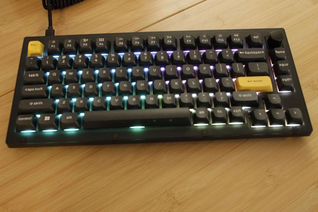 【Keychron】V1 Knob フロストブラック US ANSI 配列