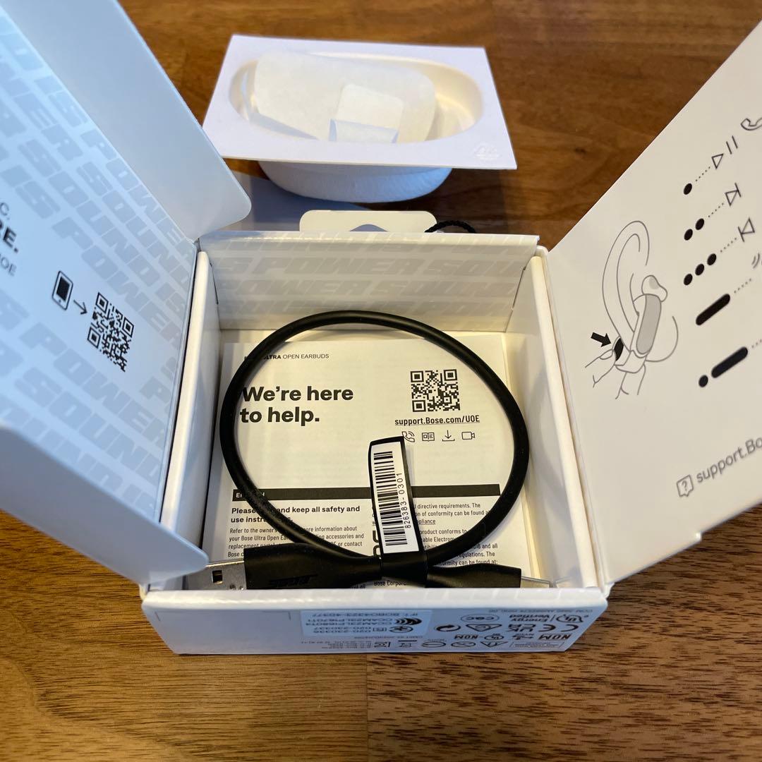 【動作確認のみ】BOSE ULTRA OPEN EARBUDS ホワイト
