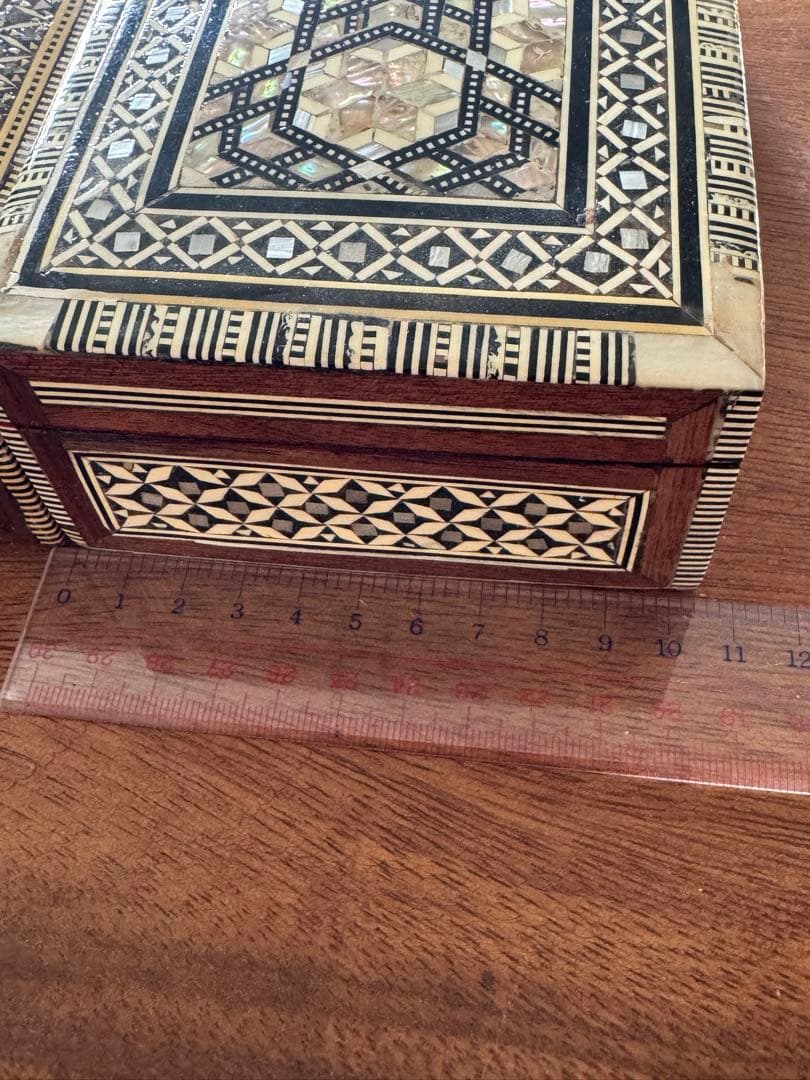 螺鈿細工の小物入れ2個セット