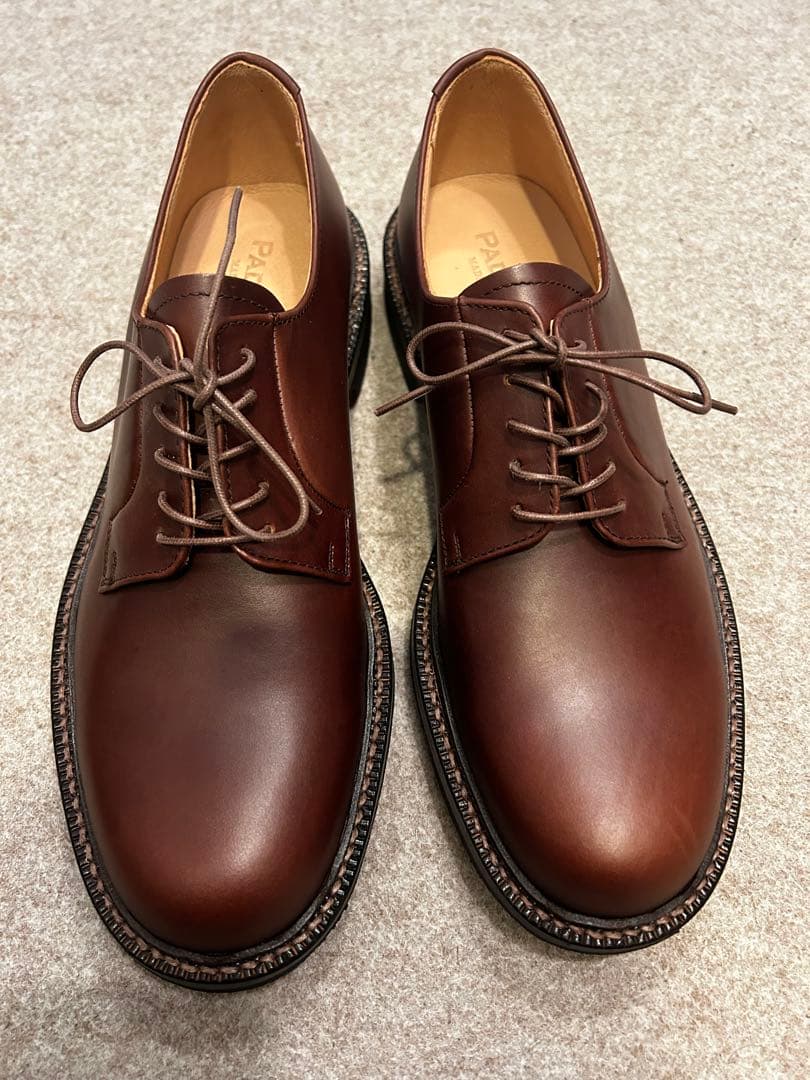 PADRONE新品未使用定価37,400円ダービープレーントゥクレープソール42