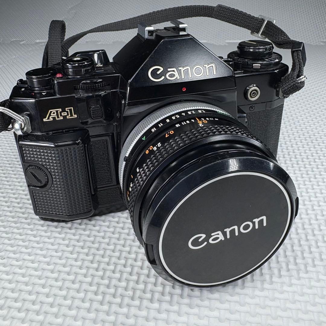 Canon A-1 一眼レフカメラ 50mmレンズ付き
