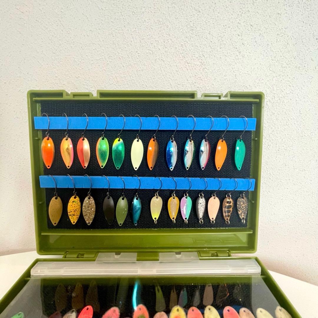 スプーン 57枚セット 管釣り エリアトラウト ケース付き