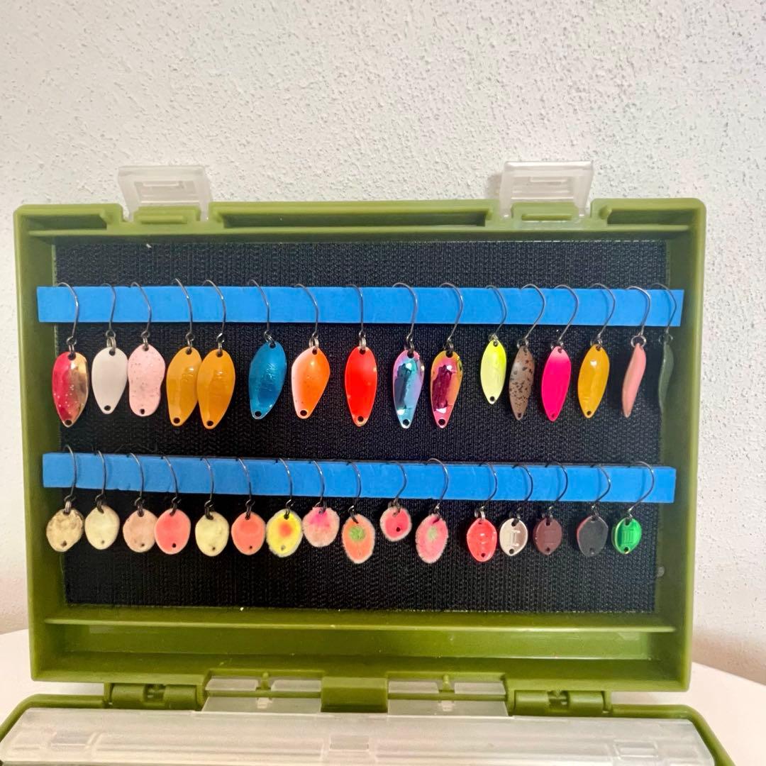 スプーン 57枚セット 管釣り エリアトラウト ケース付き