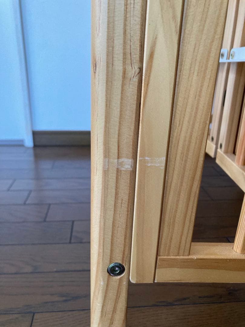 [のっちゃん]大和屋パタンIIミニベビーベット　＊布団あり　＊引き渡し可