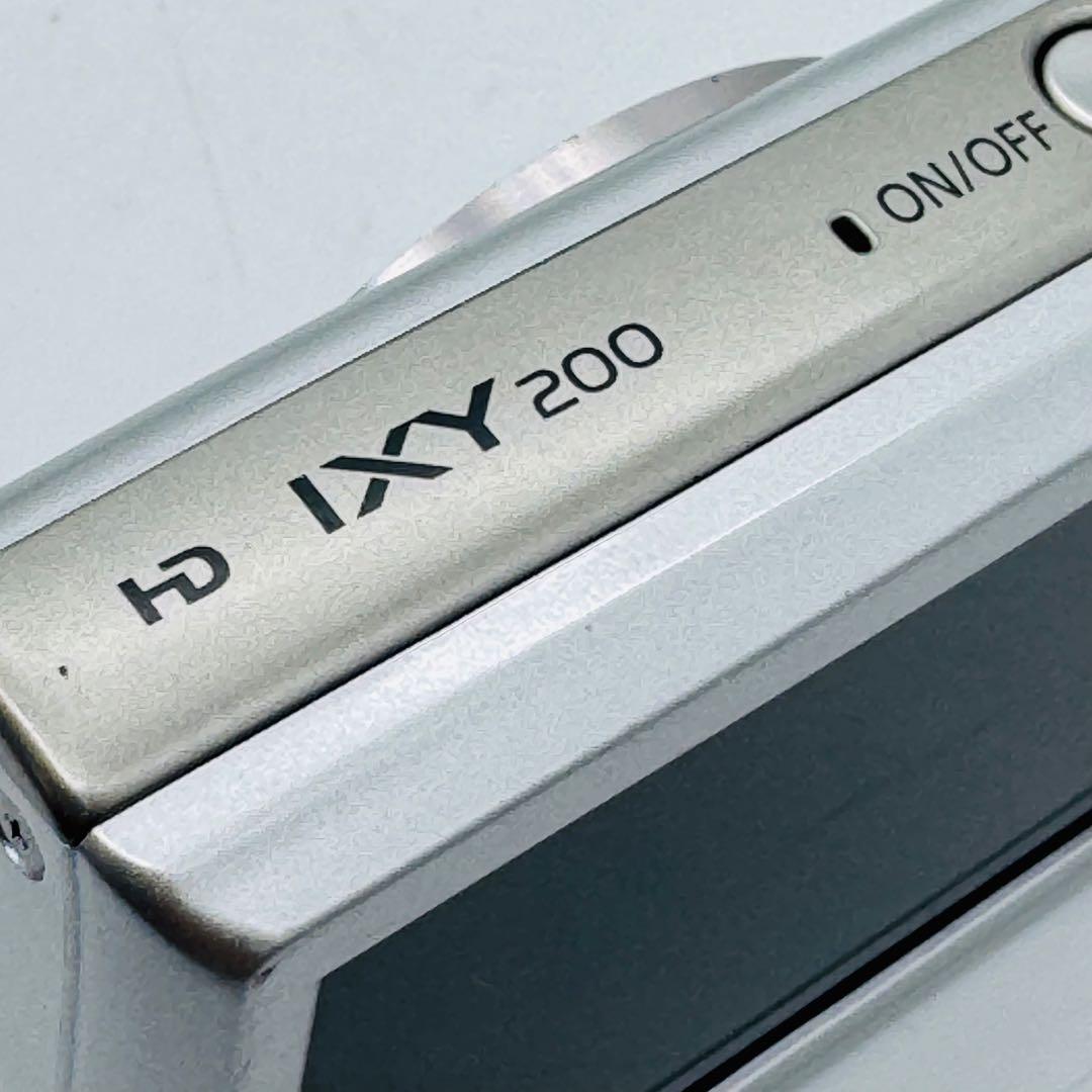 【動作確認済】Canon IXY 200 シルバー 光学8倍ズーム