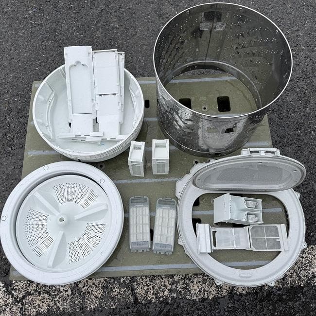 地域限定送料無料　美品 パナソニック 洗濯乾燥機 NA-FW80K9