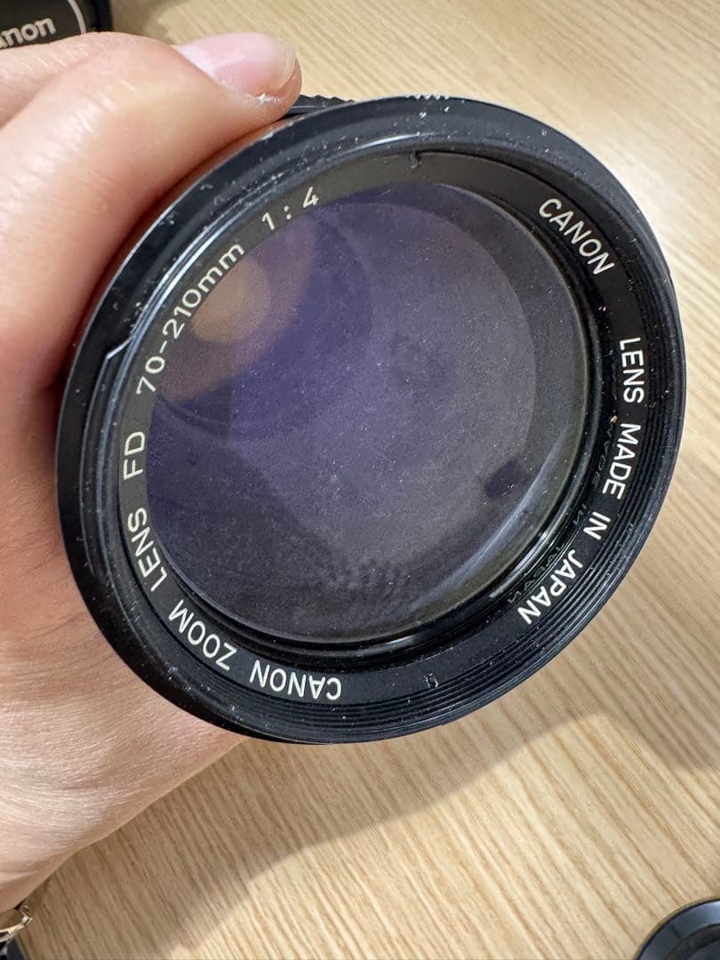 Canon F-1 フィルムカメラ 70-210mmレンズ付き