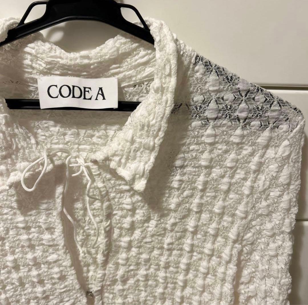 【USAGI ONLINE限定】shrink lace blouse