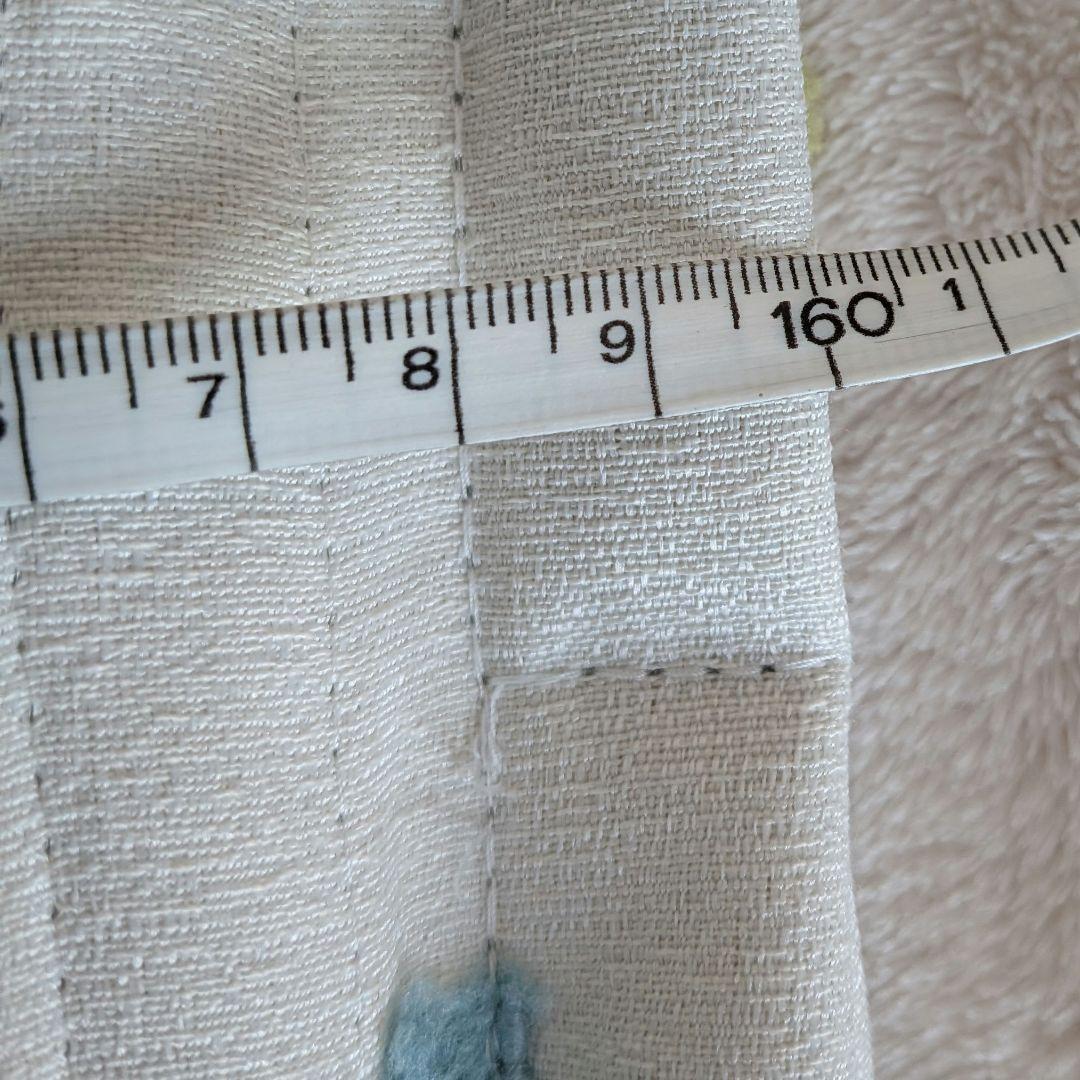 コーティング裏地付き遮光・遮熱・防音オーダーカーテン　165×185cm 2枚