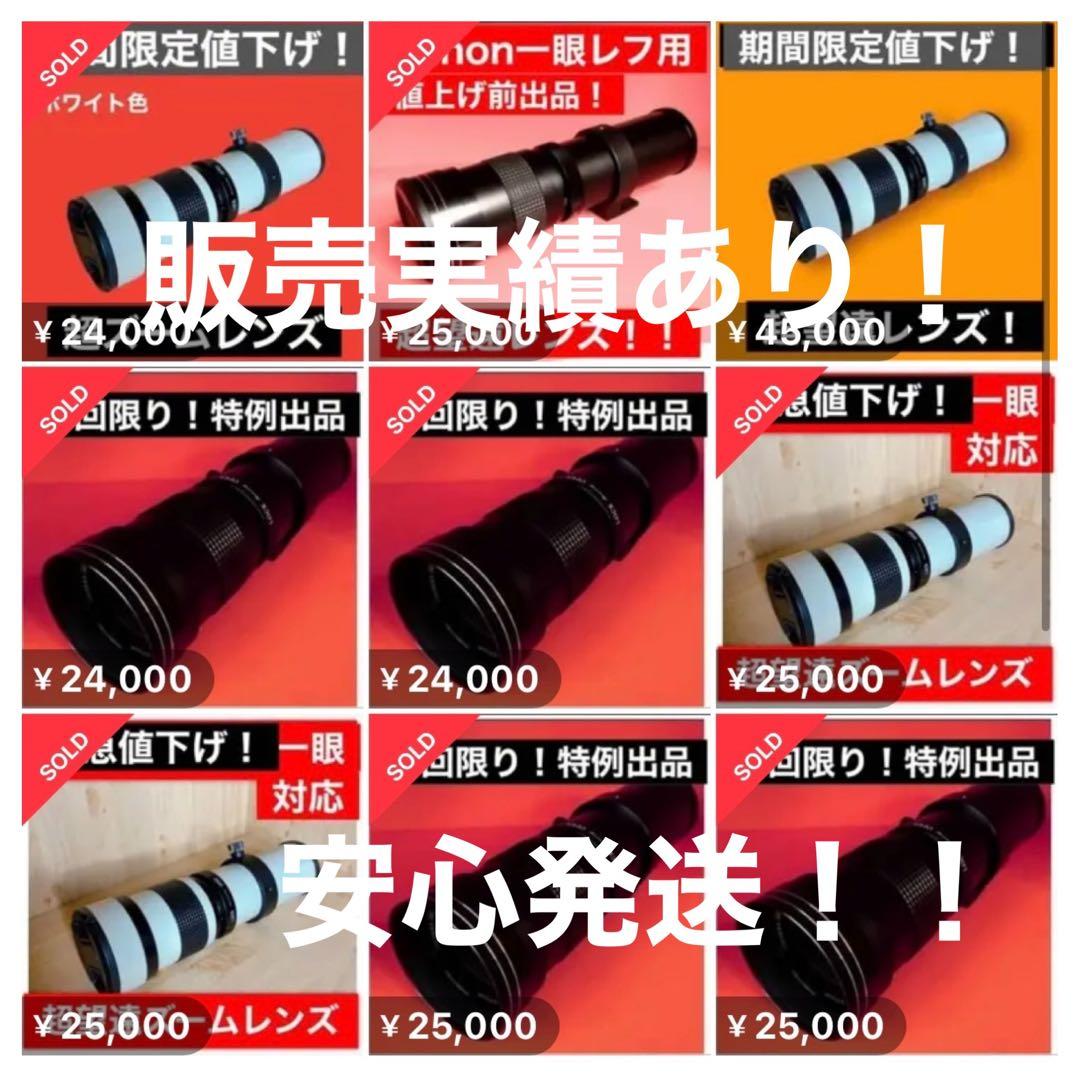 り*ん様 Canon一眼レフ用ズームレンズ！初心者サポート付き！袋付き！即決OK