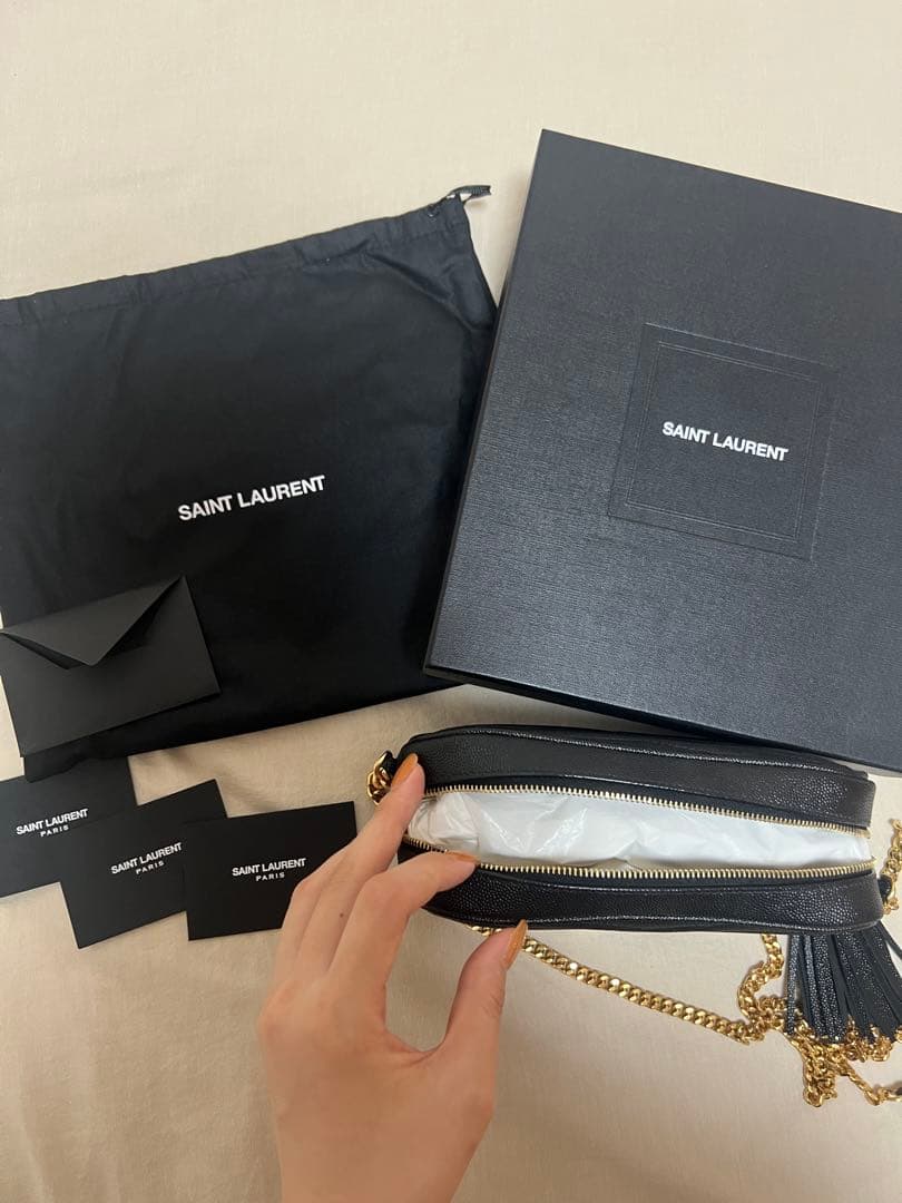 Saint Laurent ルーレザーショルダーバッグ